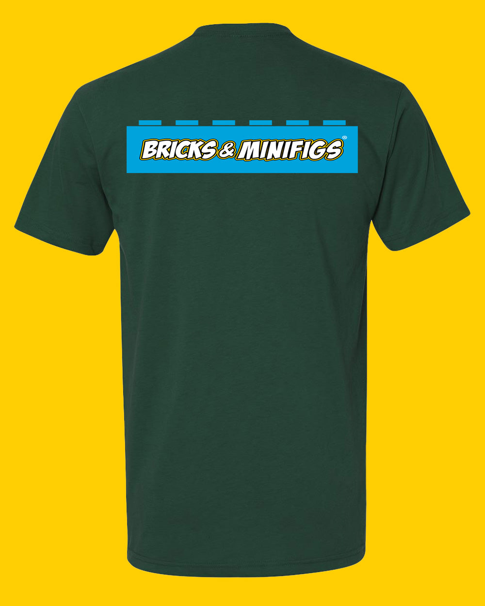 Bricks & Minifigs® Short Sleeve T-shirt Royal Pine