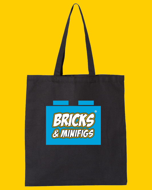Bricks & Minifigs® Tote Bag Black