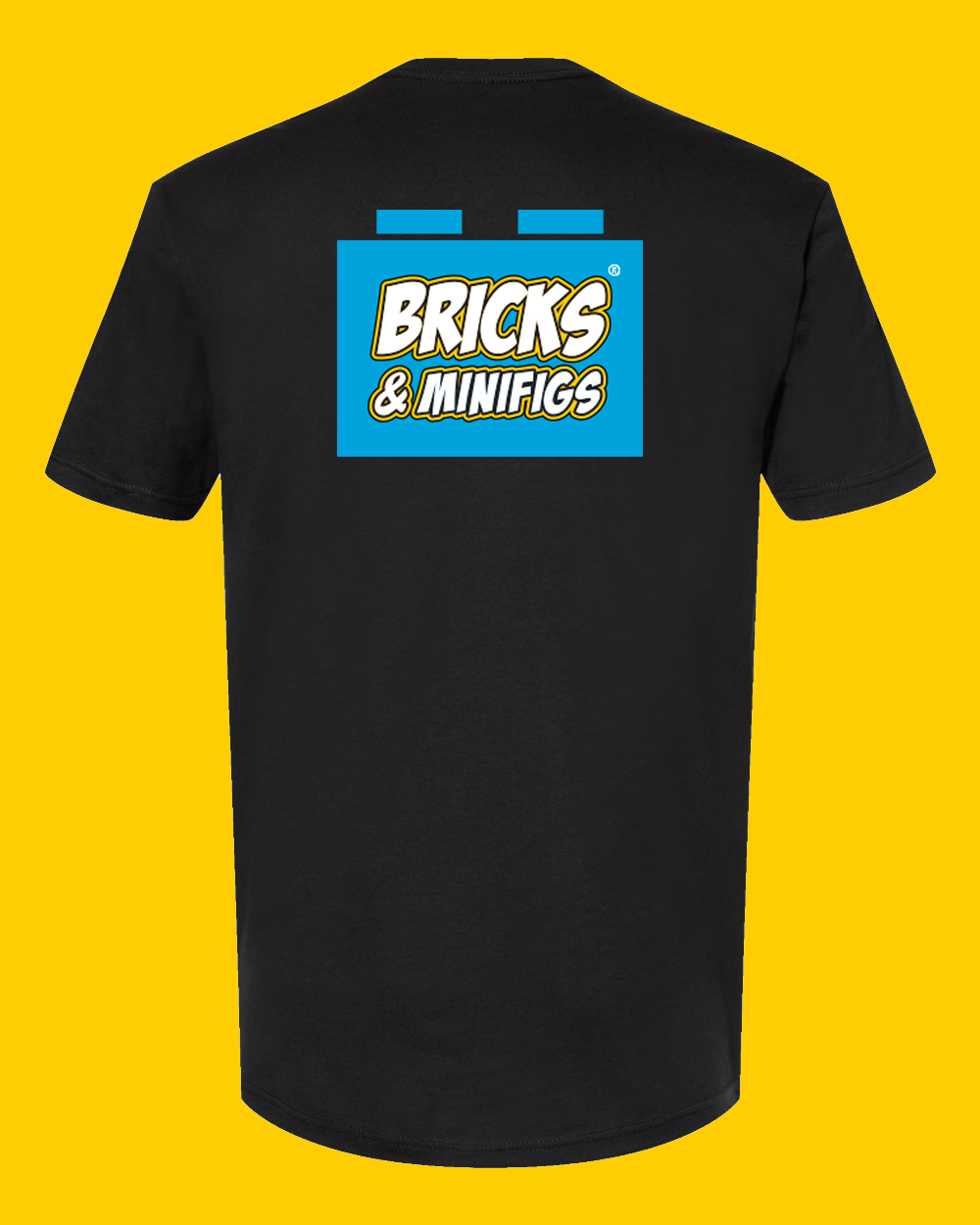 Bricks & Minifigs® Short Sleeve T-shirt Black