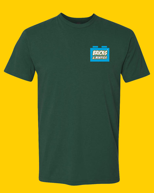 Bricks & Minifigs® Short Sleeve T-shirt Royal Pine