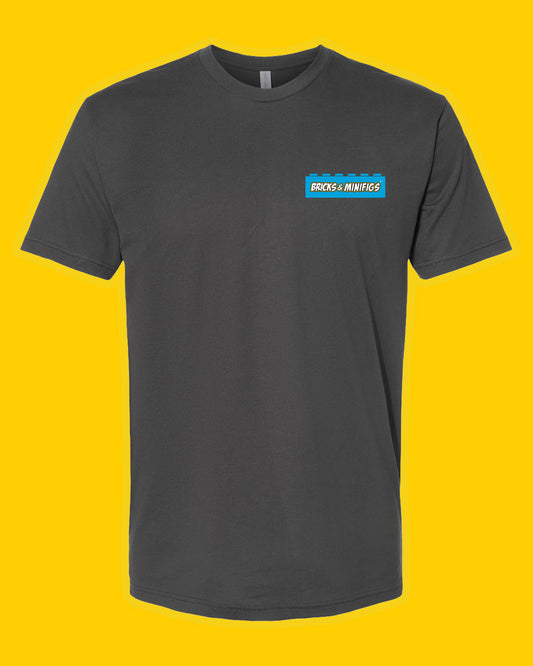 Bricks & Minifigs® Lightweight Zip Hoodie Dark Grey